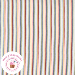 Moda GRAZE 55603 11 Multi Colored Stripes SWEETWATER Quilt Fabric - Picture 1 of 8