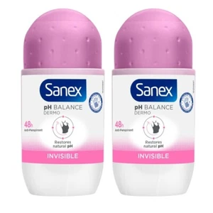 Sanex Dermo Invisible PH Balance Dermo Roll On Deodorant 2876 - 2er Pack x 50ml - Bild 1 von 2