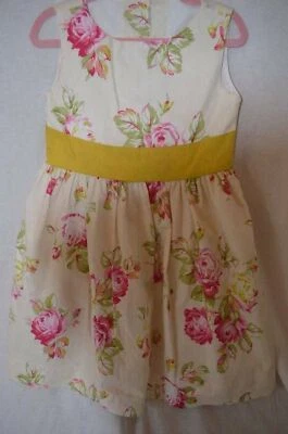 Niñas Talla 7 Persnickety Vestido Foral Primavera 2015 Hecho en EE. UU. Rosas Floral  Foto 1 de 4