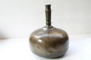 Antique Original Bronze Fine Unique Shaped Small Mouth Islamic Surai Pot NH4081 - Picture 1 of 7
