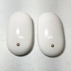 (lot of 2) Apple A1197 (MA272LL/A) Wireless Bluetooth Mighty Mouse White