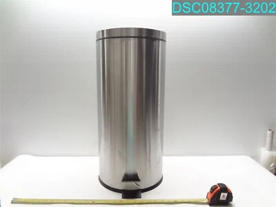 TRS-01886 Honey-Can-Do 30L Stainless Steel Step Trash Can 811434018864 - Image 1 of 4