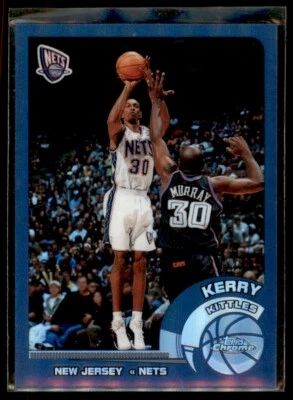 2002-03 Topps cromo refractor Kerry Kittles New Jersey Nets #72 Foto 1 de 2