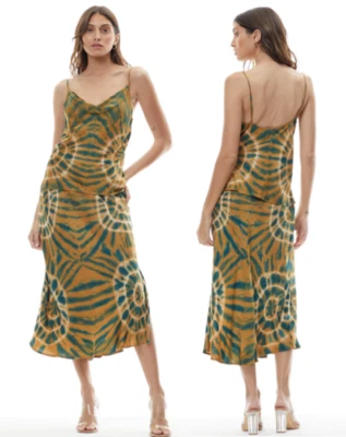 YOUNG FABULOUS & BROKE YFB EMMET TOP & FELICITY SKIRT GOLDEN HARVEST SPIN  sz L - Image 1 of 4