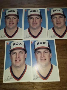 1984 TOM SEAVER Lot (5) Chicago White Sox 6X9" Jewell Foods RARE Photos NM-MINT