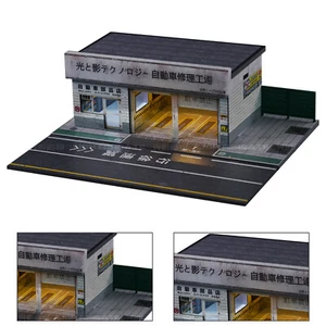 Scena parcheggio caffetteria 1/64 modello miniatura costruzione decorazione scena - Foto 1 di 16