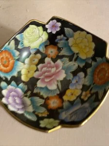Vintage Cloisonne Trinket Dish 6” - Picture 1 of 4