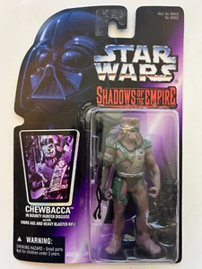 Star Wars Shadows of the Empire CHEWBACCA in Bounty Hunter Disguise w/Vibro Axe - Picture 1 of 2