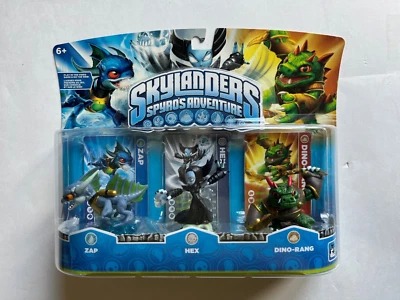 Skylanders Spyro's Adventure Zap, Hex & Dino-Rang Triple Pack Activision Nuevo Fuera de Stock Foto 1 de 4