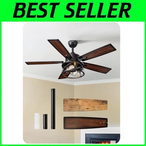 Quiet 6-Speed Ceiling Fan for Bedroom, Living Room - Picture 1 of 11