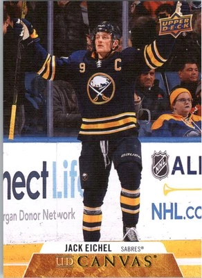 2020-21 Upper Deck Canvas #C130 Jack Eichel - HKY - Image 1 of 2