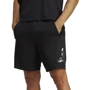 Pantalones cortos de entrenamiento de temporada Adidas Train Essentials para hombre negros/blancos - Imagen 1 de 8