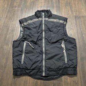 Marmot Men’s Puffer Vest Polarguard 3D Black Full Zip Soft Nylon Breathable Med - Picture 1 of 11