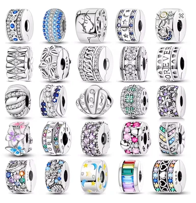 Charms Anhänger Herz Liebe Familie Frau Geschenk Armband 925 Silber 💝 Stopper - Bild 1 von 3