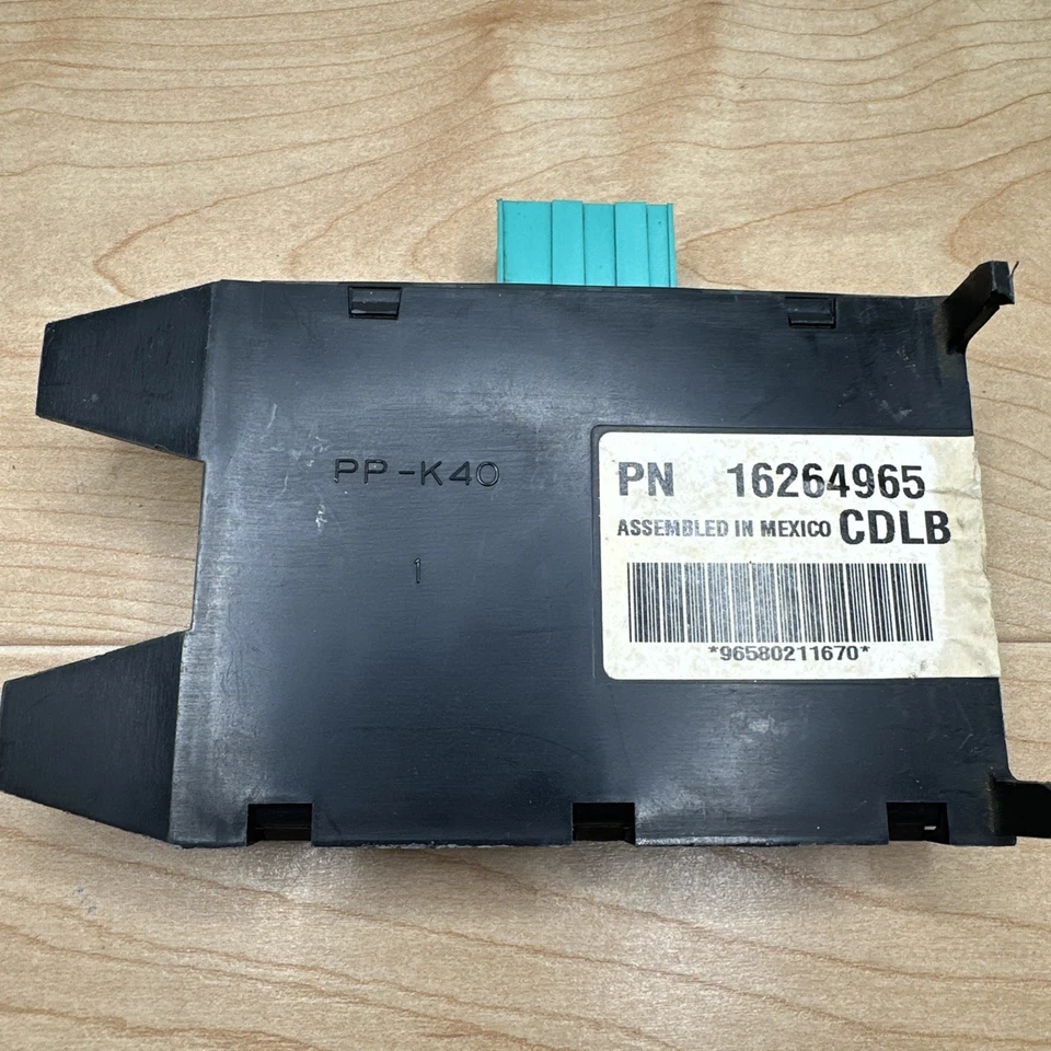 Camión Chevy Silverado K2500 C2500 C3500 módulo de cubas antirrobo bloqueo de paso 16264965 Foto 1 de 3