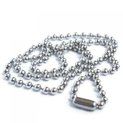 Stainless Steel Bead Metal Bead Necklace Chain L1O76143 - Image 1 of 4
