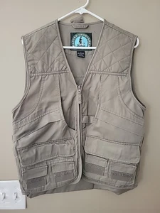 MASTER SPORTSMAN Hunting Vest Jacket Mens Med Khaki Tan Bird Varmint Hunt - Picture 1 of 11