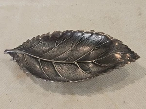 GIANMARIA Buccellati Small Sterling Silver 925 Leaf Dish 4" 37 grams dish - Picture 1 of 6
