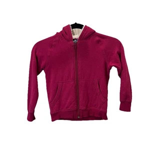 KicKee Pants Pink Fleece Long Sleeve Hoodie Full Zip Hooded Jacket Girls Size 4T - Picture 1 of 8