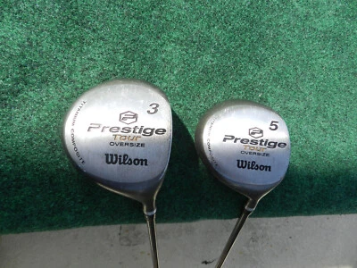 Varillas de grafito flexibles regulares de madera Wilson Prestige Tour de gran tamaño 3 y 5 diestro 43"/42" Foto 1 de 4