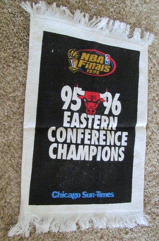 CHICAGO BULLS 1996 NBA FINALS 98-96 EASTERN CONF CHAMPS TOWEL Cover