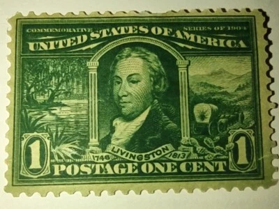 US Stamp Scott #323 1c Mint MH  OG .  NICE CENTERING. - Image 1 of 2