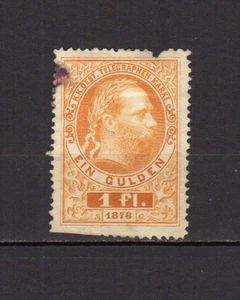 Autriche 1873 François-Joseph 1er timbre-télégraphe oblitéré /TE3423 - Imagen 1 de 2