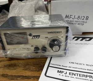 MFJ Enterprises MFJ-812B VHF 144-220 MHz Power, SWR/Wattmeter -- Never opened - Picture 1 of 5