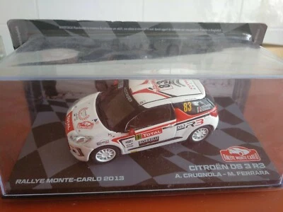 COCHE 1/43, ALTAYA, MODELO CITROEN DS 3 R3 RALLYE MONTE CARLO 2013 - Imagen 1 de 3