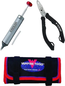 Mini alicates VT-001-S2TP8 - VamPLIERS 5"" + aspirador de soldadura + paquete de bolsa de herramientas de 8 - Imagen 1 de 19