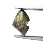 Earthmine Uncut Diamond 1.04tcw Olive Green Sparkling Natural Antique Shape Gift