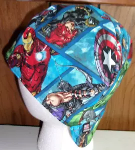 Avenger Grid Red Custom Made Construction, Welder, Pipe-fitter, Biker Hat - Picture 1 of 3