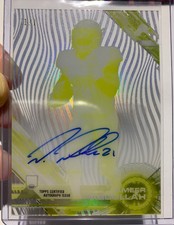 2015 Topps High Tek Ameer Abdullah Auto Plate 1/1 One Of One NFL (#BN) GEM10 Yel