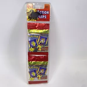 1998 Pokémon Action Flipz Factory Sealed Packs - 2 Packs are In The Plastic - Bild 1 von 2