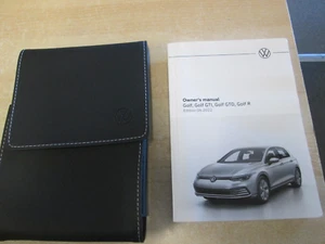GENUINE VOLKSWAGEN GOLF | GTD | GTI | R 2019-2024 OWNERS MANUAL HANDBOOK SET.. - Picture 1 of 1