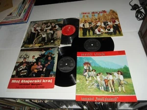 Former Yugoslavia Trad Folk Music 10 inch LOT Records See pictures!! - Picture 1 of 8