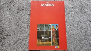 OPEL MANTA SALES BROCHURE 1982 1983 - Picture 1 of 3