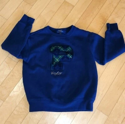 Polo Ralph Lauren Big P Logo Youth Crewneck Sweatshirt - Size M [10-12] Youth - Image 1 of 4