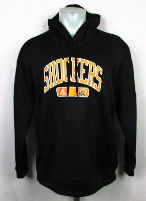 Sudadera con capucha Wichita State Shockers NCAA Adidas Pull Over para hombre Climawarm  Foto 1 de 4