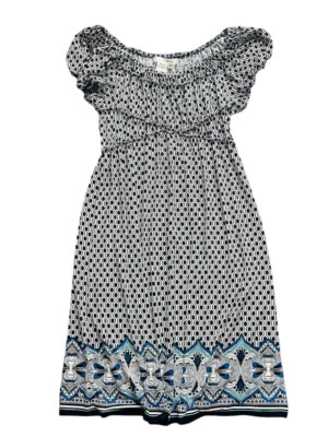 Mini vestido geométrico Studio M para mujer talla mediana Foto 1 de 3