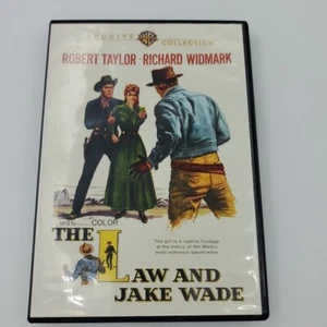 LAW & JAKE WADE (1958) ) Warner Bros Archive Collection Mgm Color Dvd - Picture 1 of 3