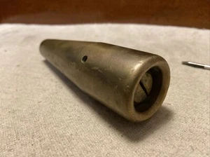 Vintage massives schweres Messing unbekanntes Teil - Bild 1 von 9