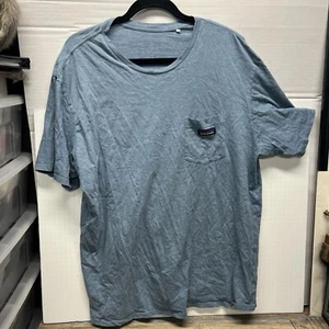 Patagonia T-shirt da lavoro con tasca uomo XL corallo cotone biologico manica corta - Foto 1 di 8