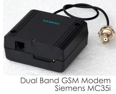 DUAL BAND GSM MODEM SIEMENS MC35i INCLUDES ADAPTER BNC S30880-s8660-a100-1 V173 - Image 1 of 3