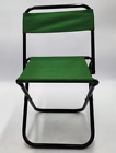 Nataluna Camping Krzesło dziecięce składane 45 x 27 cm Zielone Małe