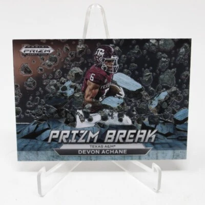 Devon Achane RC Prizm Break Card 2023 Panini Prizm Draft Picks #PB-12 Dolphins - Image 1 of 4