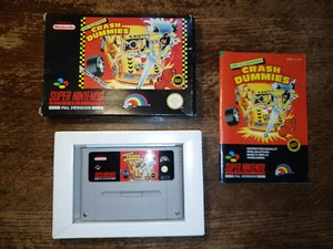 SNES SUPER NINTENDO - THE INCREDIBLE CRASH DUMMIES #PLT UKV PAL CIB - Picture 1 of 5
