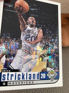 NBA 1998-99 UD Choice Reserve Parallel Dallas Mavericks Erick Strickland