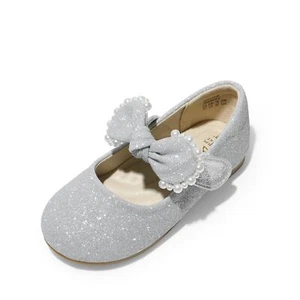Mary Jane Flats for Party School Wedding Girls Dress Shoes Toddler to Kid - Picture 1 of 6
