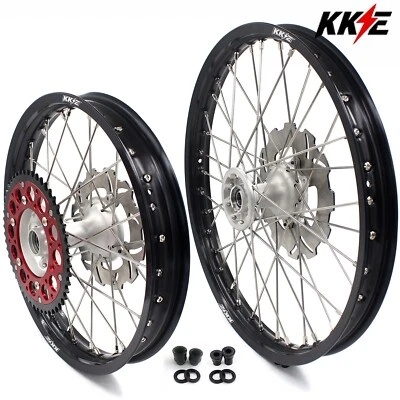 for Honda XR650L 1993-2025 -KKE 21/18 Dirt Bike Wheels Rims Set Cast Hubs - Image 1 of 4